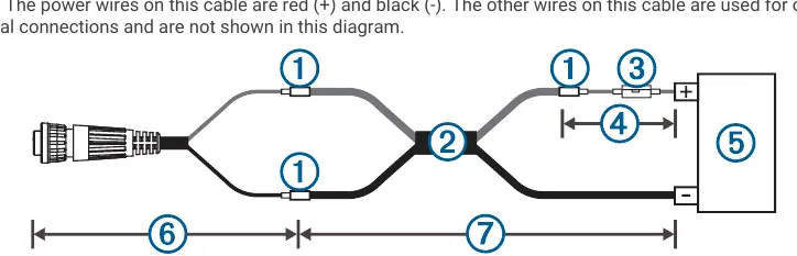 Power wire extension diagram