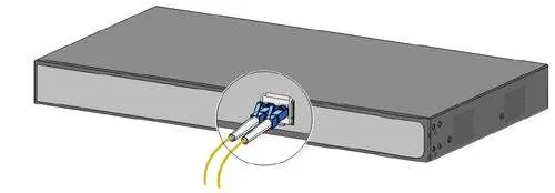 Optical fiber connection