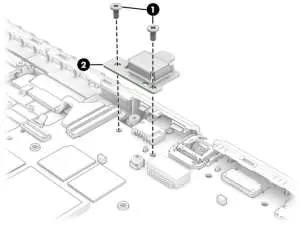 System board cable connections