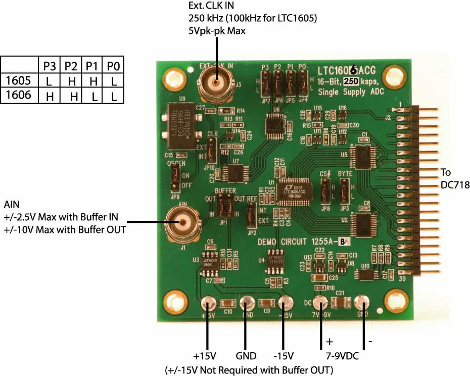 Connection Diagram for DC1255