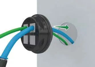 Mounting from the outside