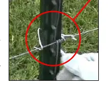 T-Post clip attachment