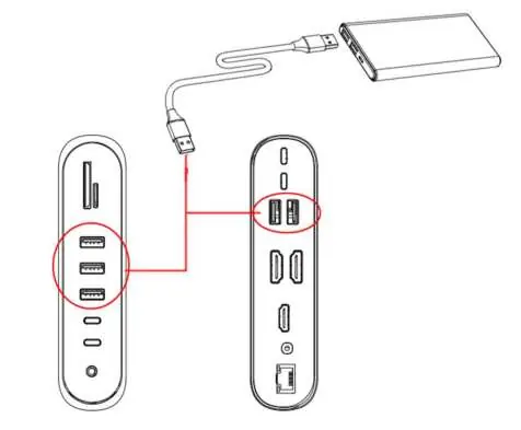 Connecting a hard drive