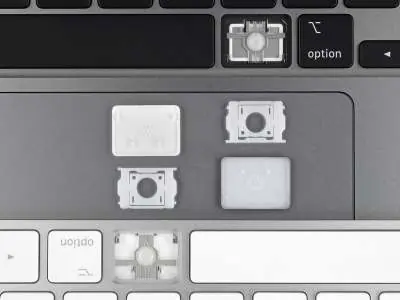 Keyboard scissor switch mechanism