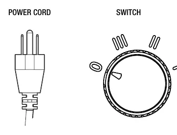 Speed settings switch.