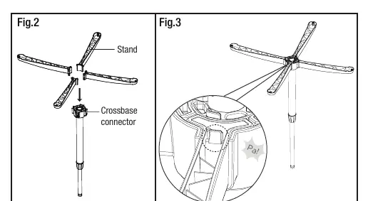 Cross stand assembly