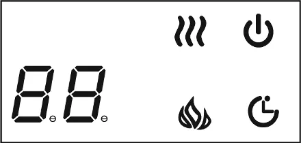 Control panel interface.