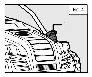 Depth adjustment lever (Fig 4)