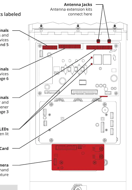 Ascent M1 internal component layout