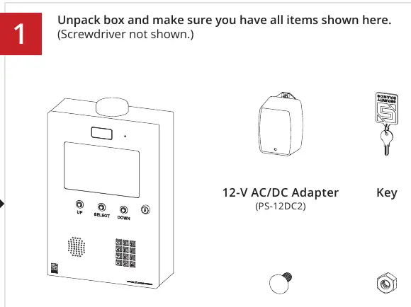 Box contents and components
