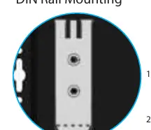 DIN Rail mounting installation