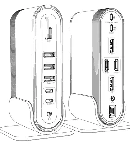 Front and rear panel interface layout