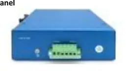 Side panel terminals and alarm interface