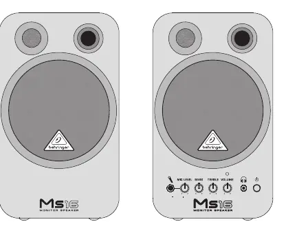 Behringer MS16 Monitor System