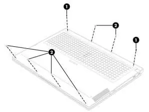 Bottom cover removal steps