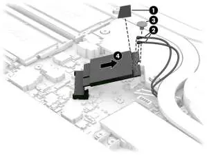 WLAN module removal