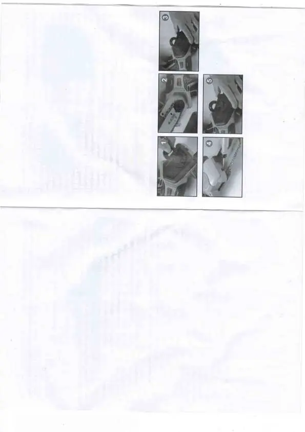 Assembly steps for the chain and guide bar