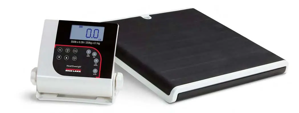 Rice Lake 160-10-7N Low-Profile Digital Athletic Scale