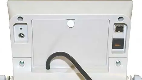 USB and RS-232 connection ports