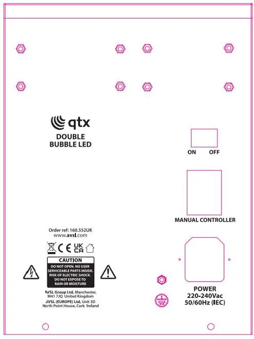 Rear panel layout