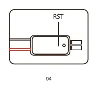 Location of the RST Force Start Button