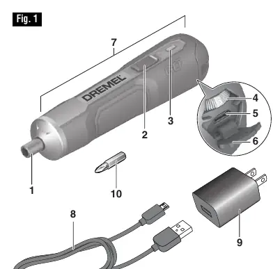 Dremel GO tool overview and parts