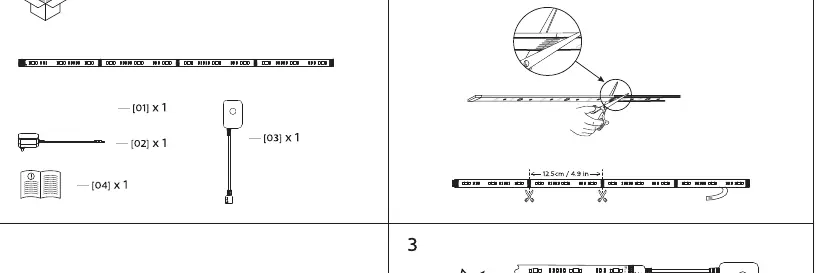 Cutting and connection guide