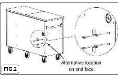 Mounting storage hooks (Fig. 2)