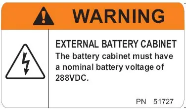 Power Terminal Label