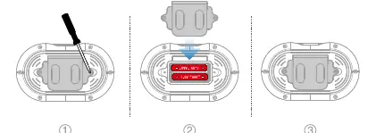 Transmitter battery installation