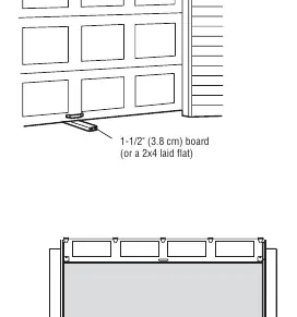 Safety reversal test setup.