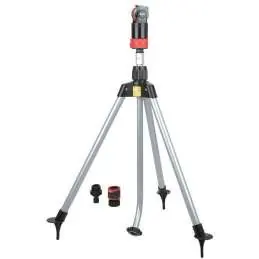 Sprinkler head on a tripod base