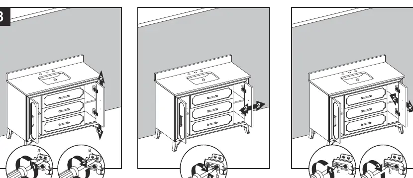 Adjusting the doors