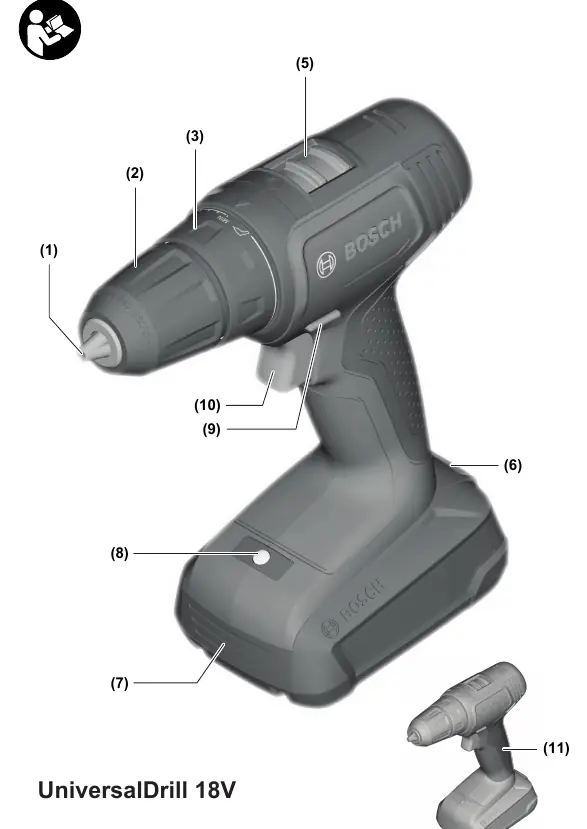 UniversalDrill 18V components