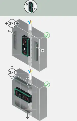 Detection technique for live wires