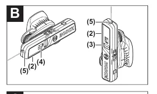 Positioning the tool (B)