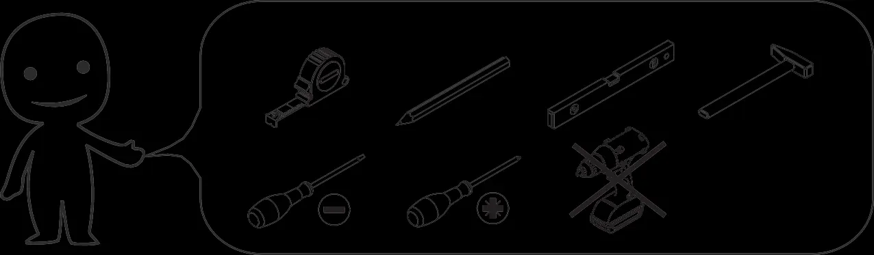 Tools required for assembly