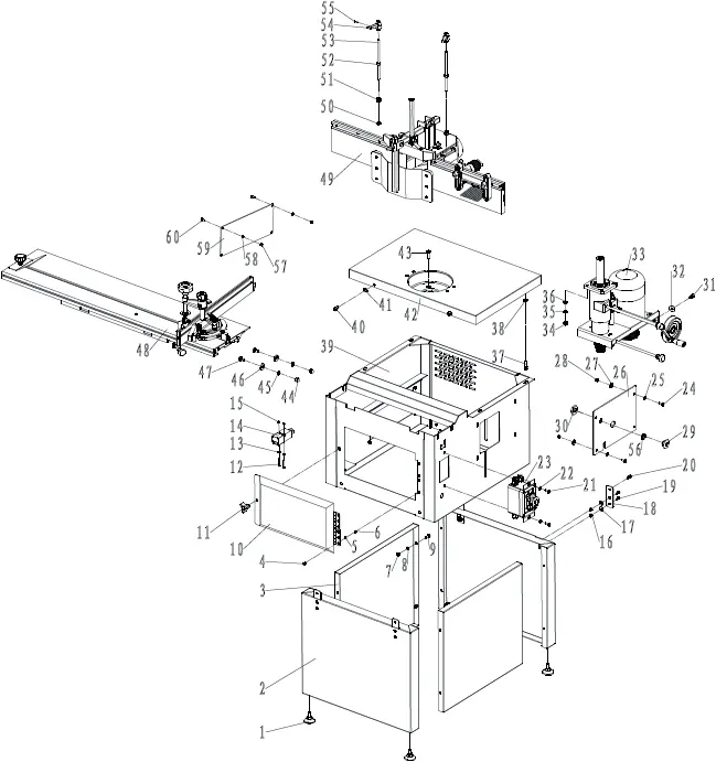 Parts diagram