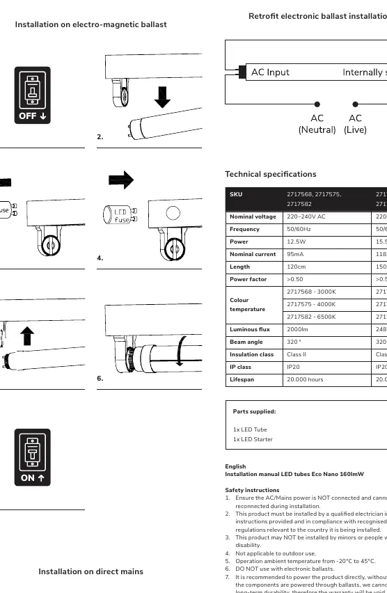 Installation wiring diagrams