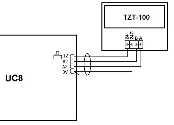 TZT-100 thermostat connection