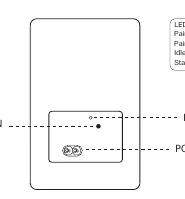 Subwoofer connection and reset button