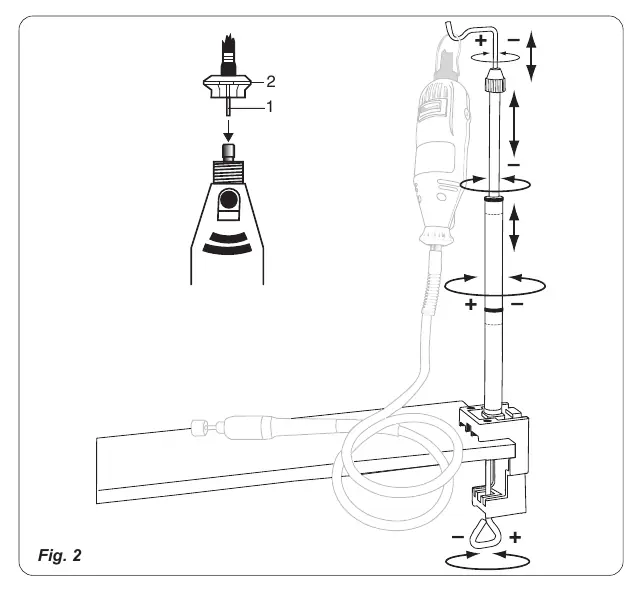 Flexible shaft and stand assembly