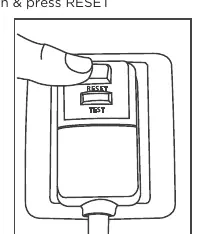 Testing the power cord current device