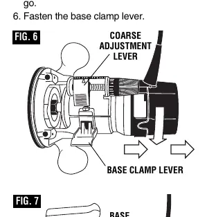 Removing motor from base