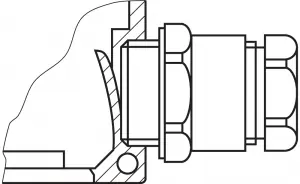 Cable entry installation
