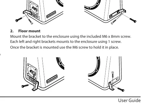 Back mount and Floor mount installation steps