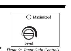 Input Gain Controls