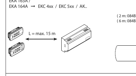 Wiring diagram for EKC 4xx / EKC 5xx / AK..
