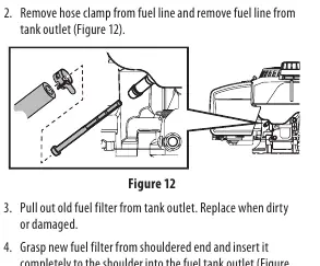 Fuel filter replacement