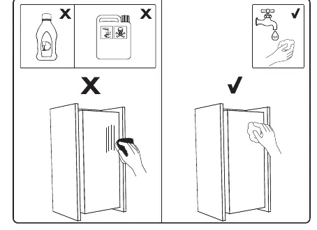 Cleaning instructions